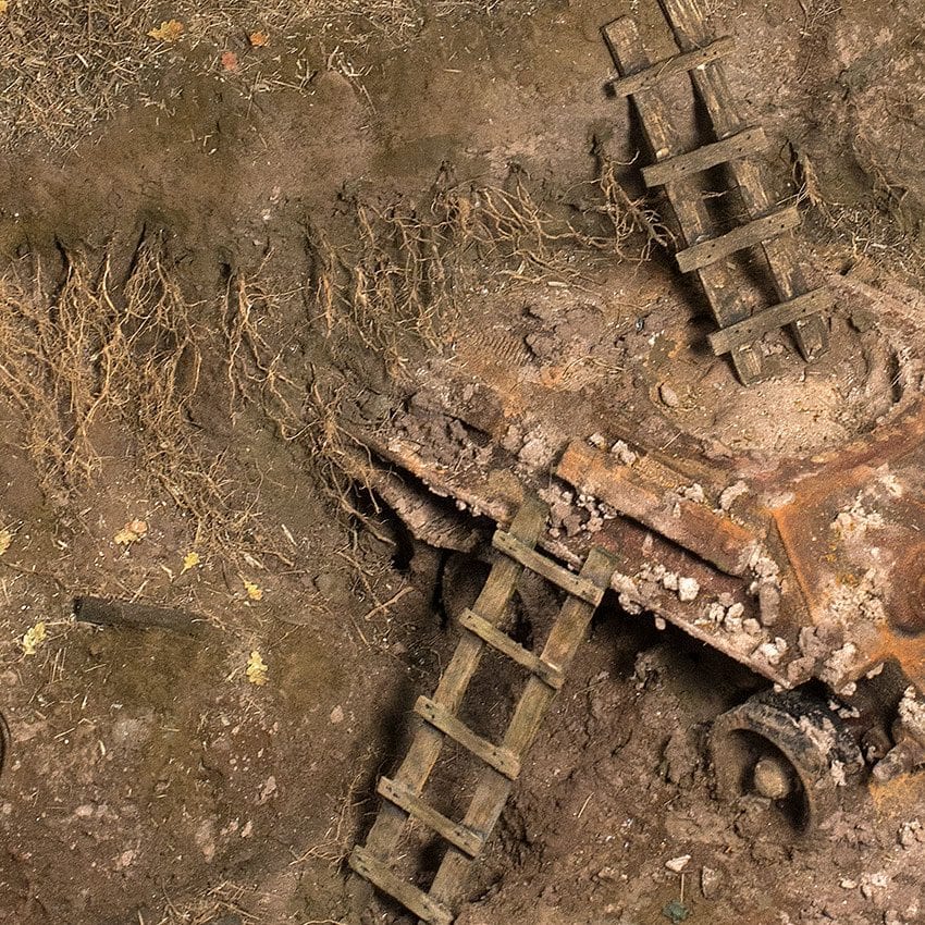 AK Interactive Terrains Dark Earth - 250ml (Acrylic) | 8436564921000