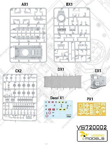 Vespid Models 1/72 British Cruiser Tank A34 'Comet' Mk.IA | 7200021