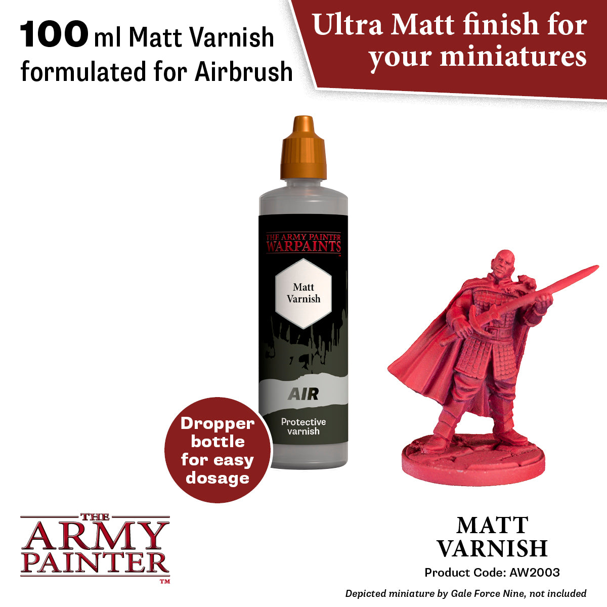 Army Painter Air Anti-shine Varnish, 100 ml | 5713799200364