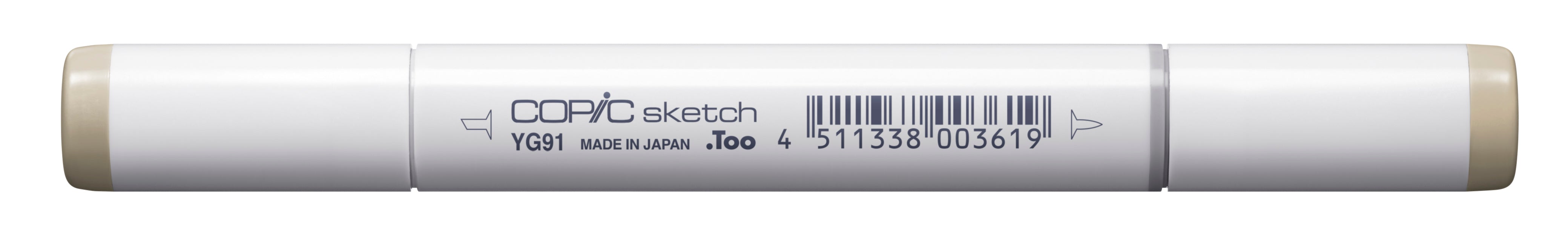 Copic Sketch Marker Yellow Greens, Putty YG91 | 4511338003619