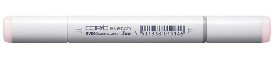Copic Sketch Marker Red Violets, Pale Purple RV000 | 4511338019146