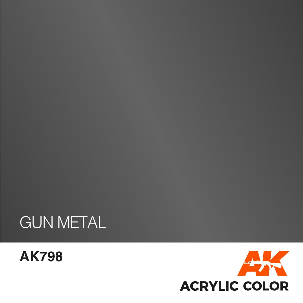 AK Interactive Gun Metal 17ml | 8436535577984