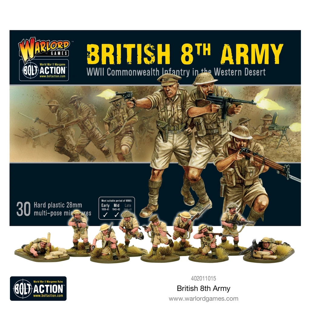 Bolt Action 8th Army Infantry | 5060572501065