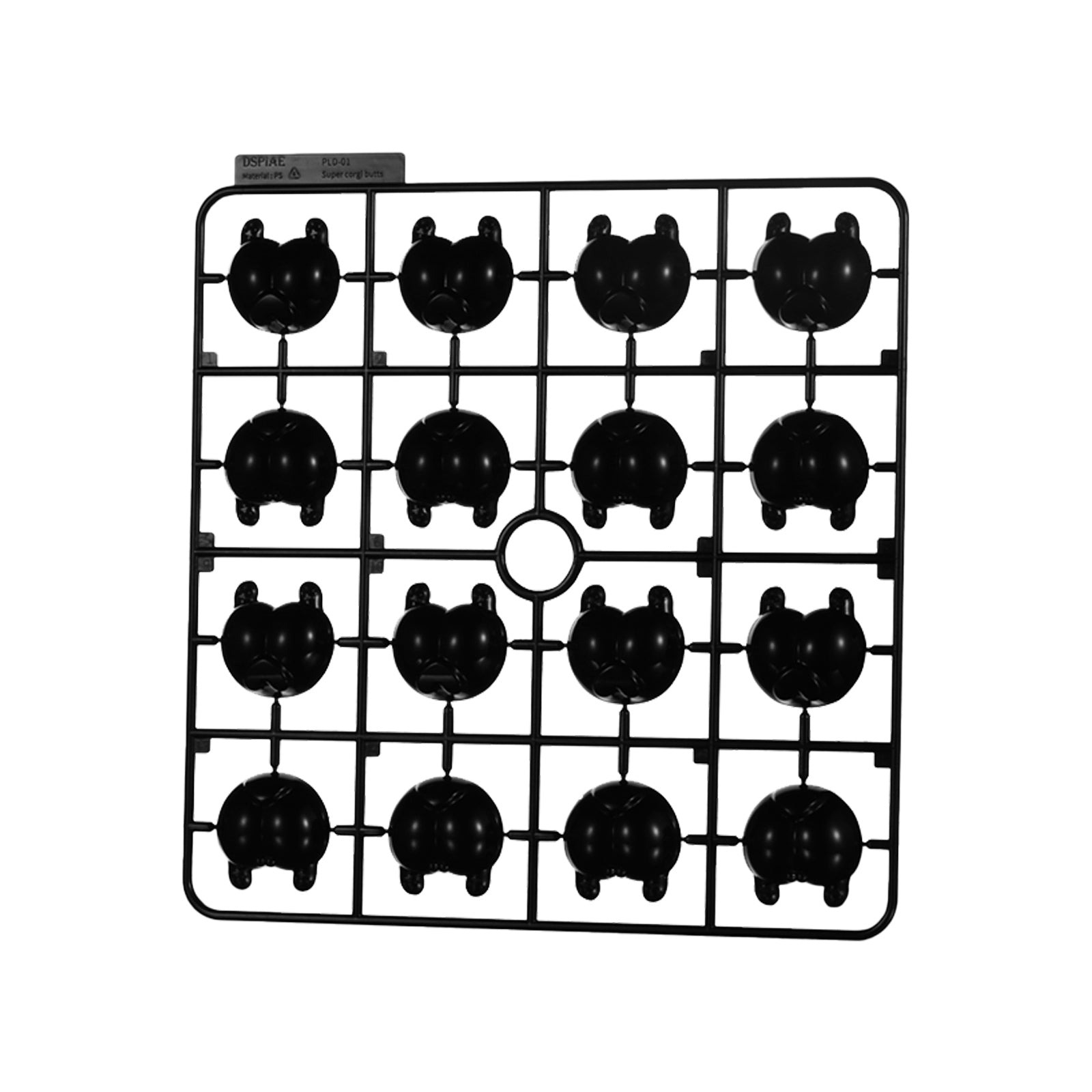 DSPIAE Super Corgi Butt Color Testing Piece - Black | 6970845566143