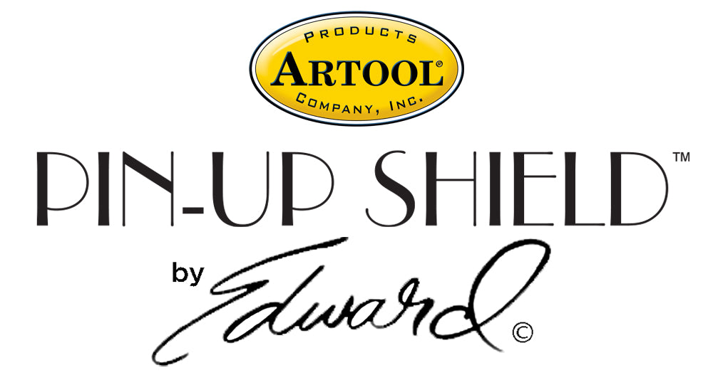 IWATA Artool #10 Pin Up Shield Freehand Airbrush Template by Edward Reed | 758240003106