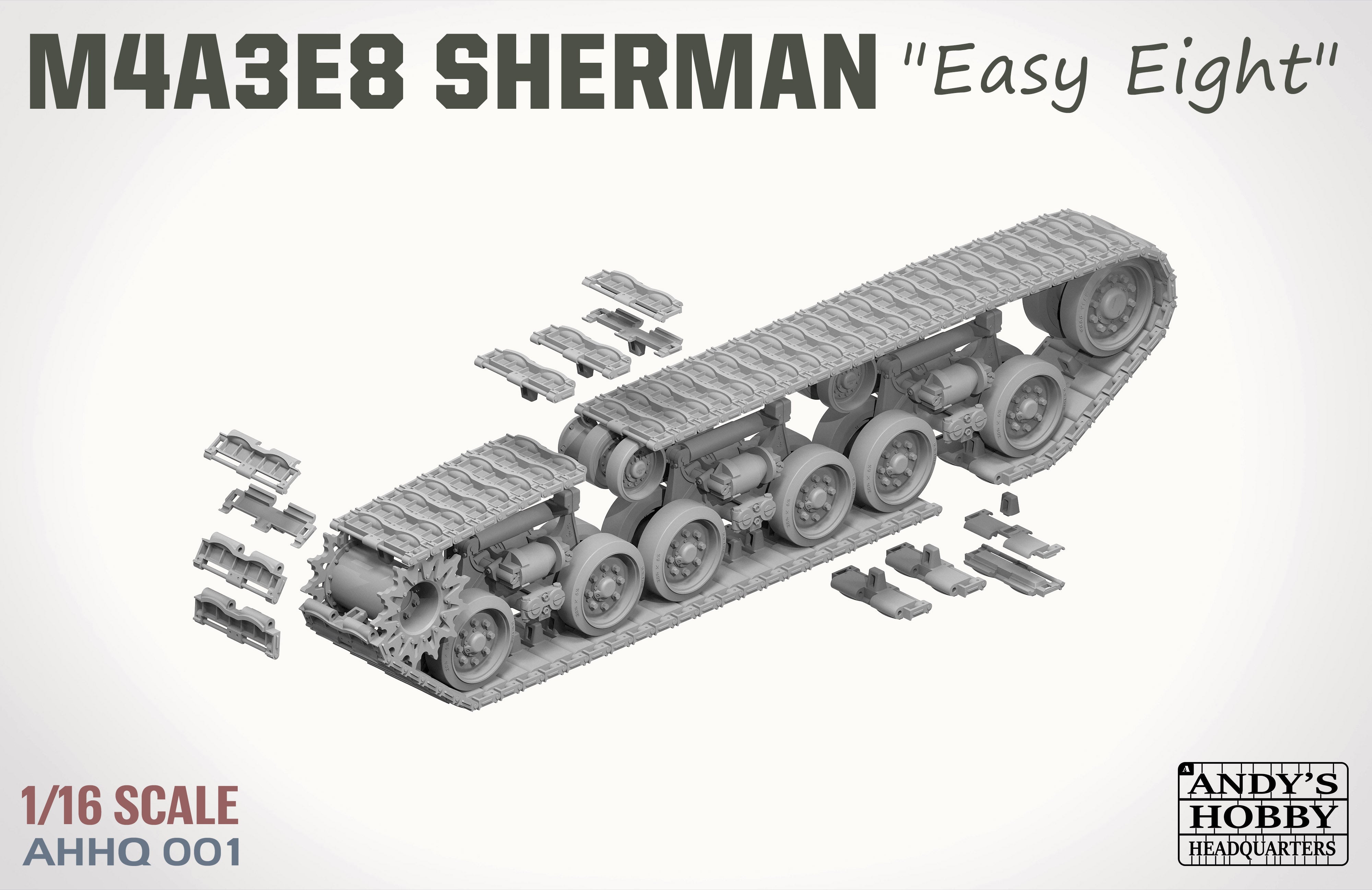 Andy's HHQ X Takom 1/16 M4A3E8 Sherman "Easy Eight" with Figure | 727785302654
