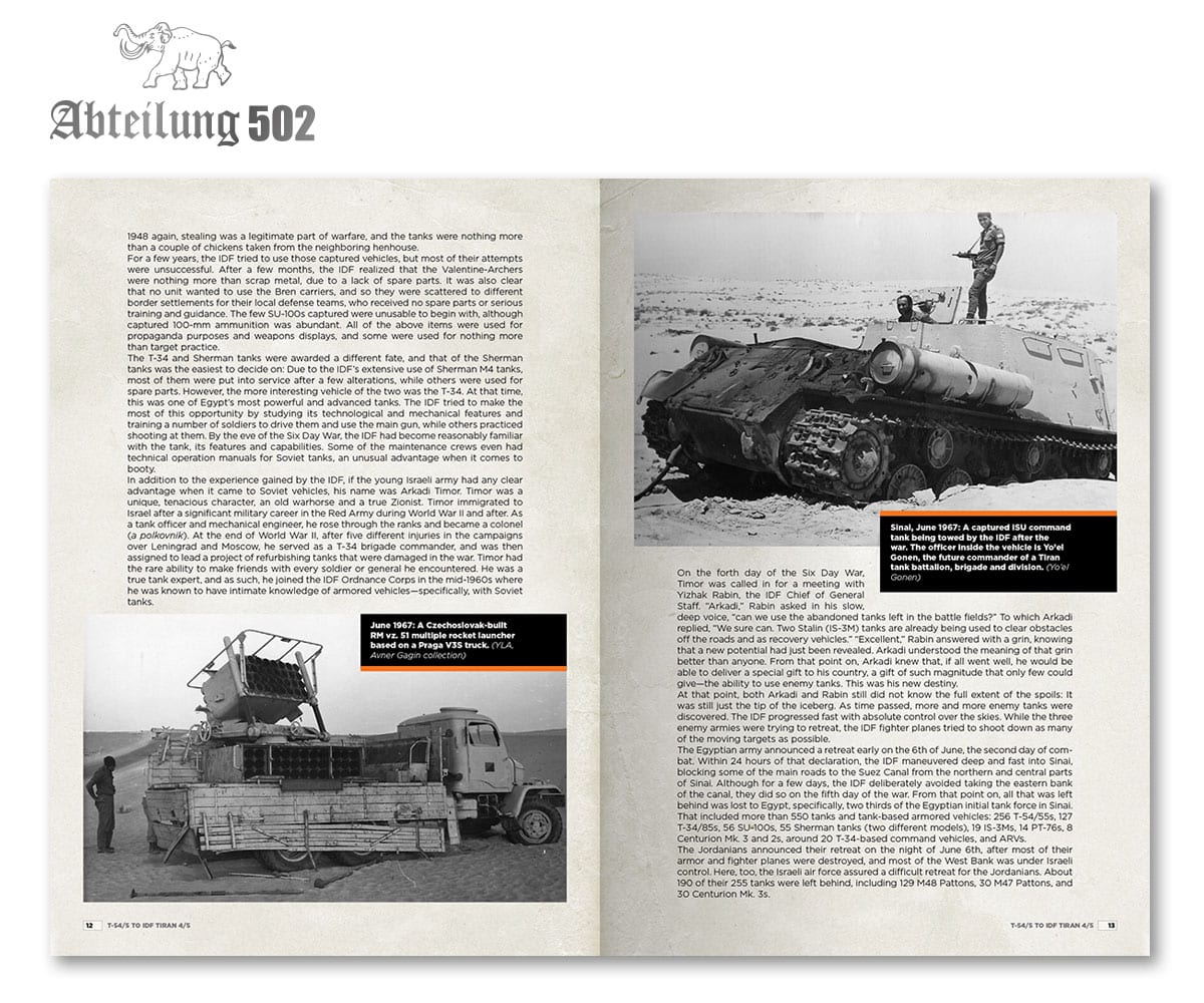 Abteilung502 T-54/5 to IDF Tiran 4/5, The Birth of a Bastard Tank | 8435568305946