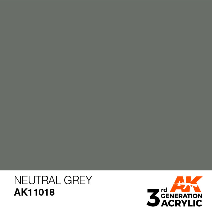 AK Interactive 3G Acrylic Neutral Grey 17ml | 8435568302518