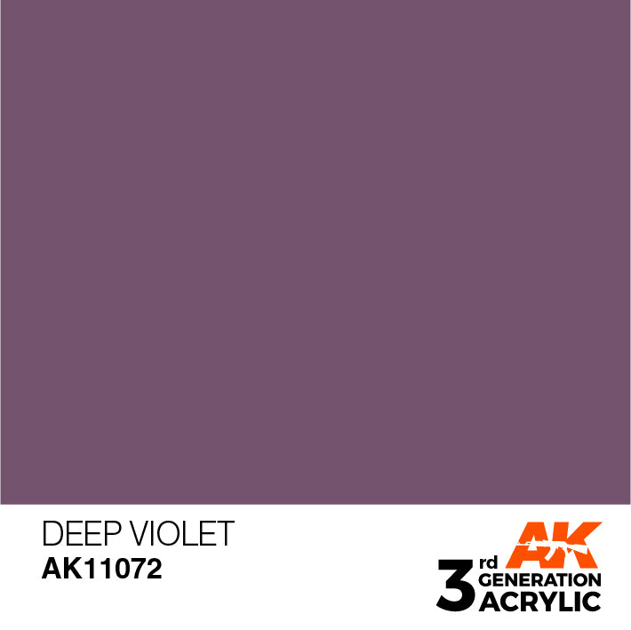 AK Interactive 3G Acrylic Deep Violet 17ml | 8435568303058