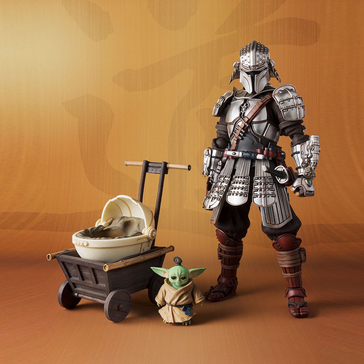 Bandai Spirits Meisho Movie Realization Ronin Mandalorian & Grogu (Beskar Armor) 'The Mandalorian' | 4573102620934