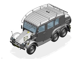 Bronco Models 1/35 German Krupp Protze Kfz.19 Radio Command Car | 6970162330663