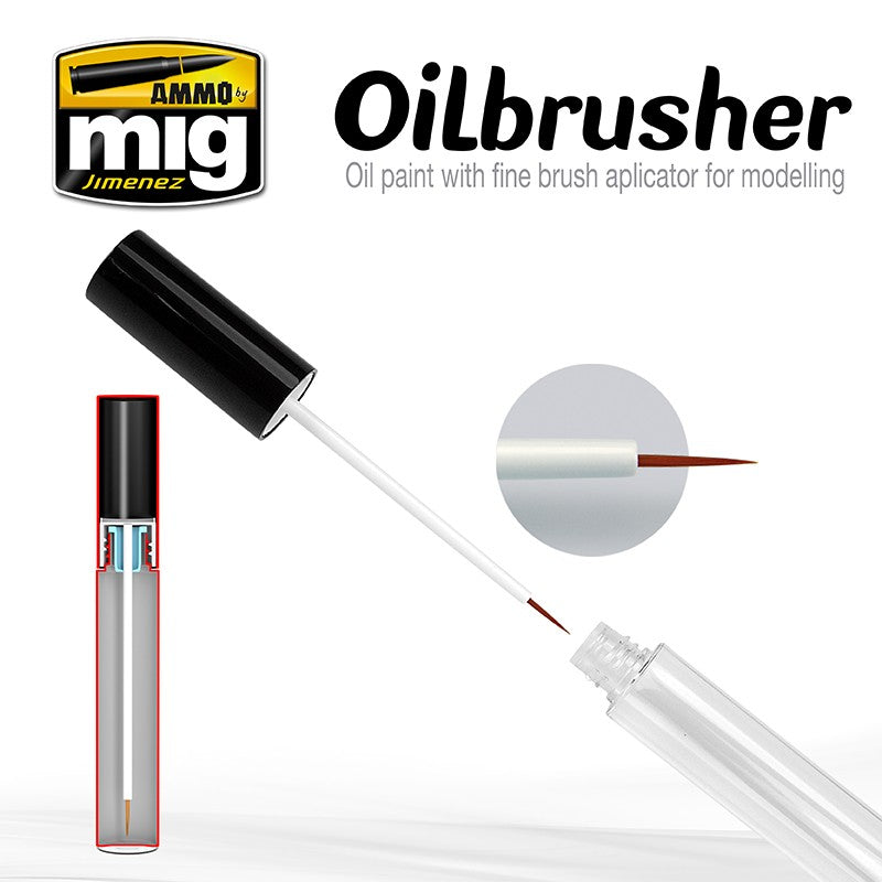 Ammo Mig Oilbrusher - Earth | 8432074035145