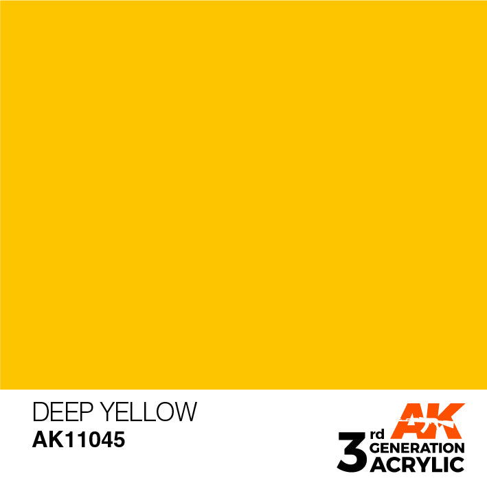 AK Interactive 3G Acrylic Deep Yellow 17ml | 8435568302785