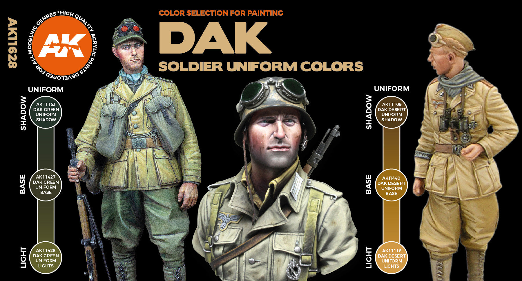 AK Interactive 3G DAK Soldier Uniform Colors | 8435568310506