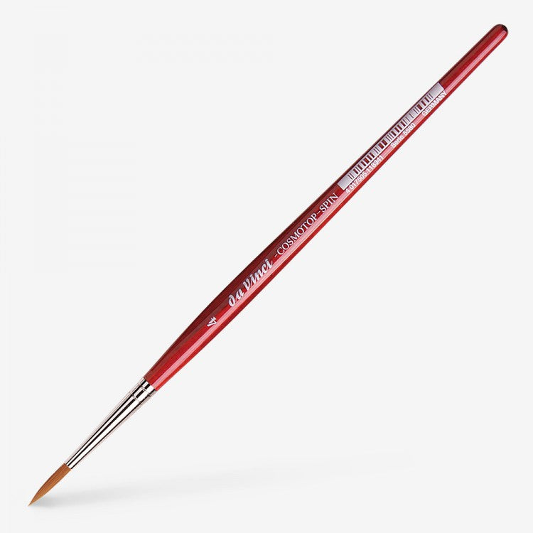 Da Vinci Cosmotop Spin Series 5580 Watercolor Brush - Round, Short Handle, Size 4 | 4017505118341