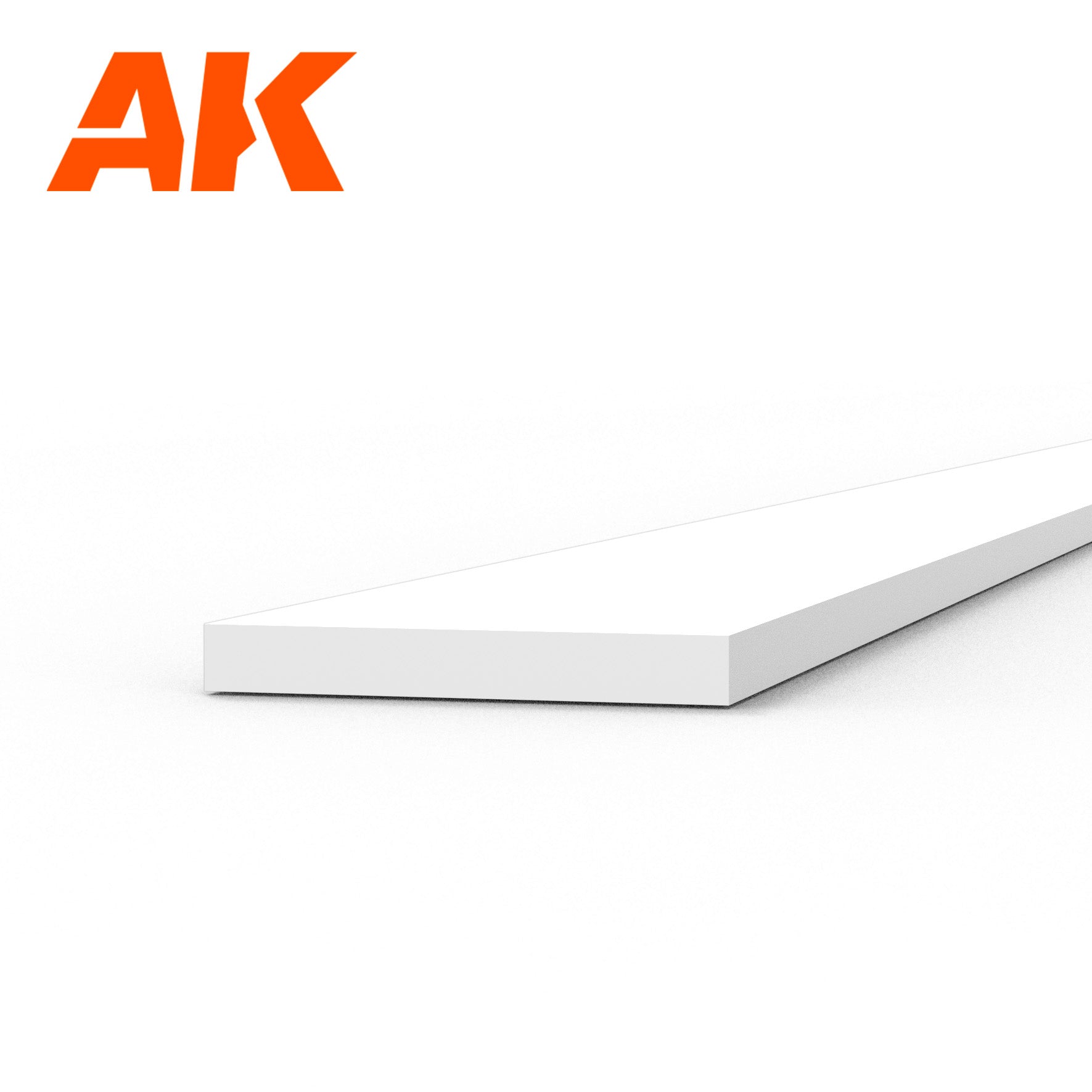 AK Interactive Styrene Strip - 0.50 x 4.00 x 350mm x 10 Units | 8435568313057