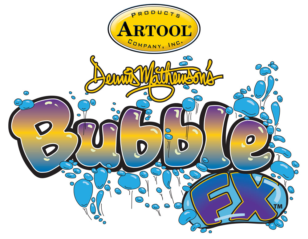 IWATA Artool Bubble FX Set Freehand Airbrush Template by Dennis Mathewson | 758240150749