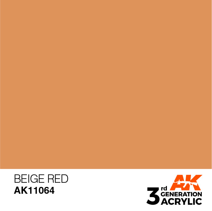 AK Interactive 3G Acrylic Beige Red 17ml | 8435568302976