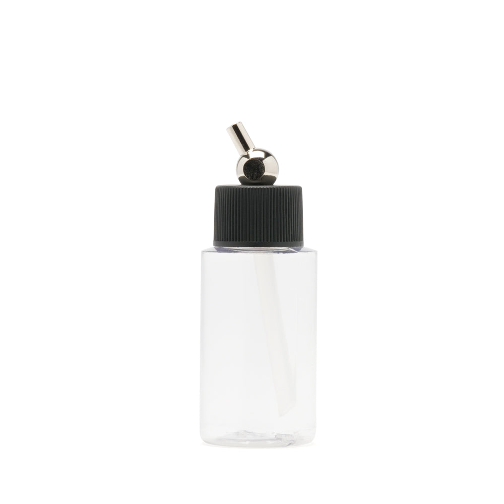 IWATA 1oz Crystal Clear Bottle 1oz / 30ml Cylinder with Adaptor Cap | 734748145111