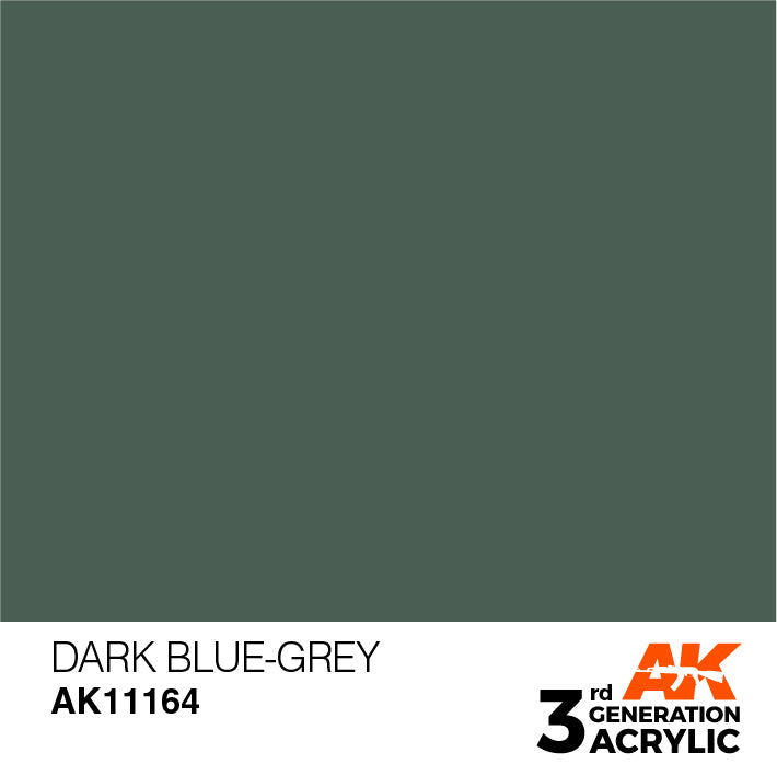 AK Interactive 3G Acrylic Dark Blue-Grey 17ml | 8435568303973