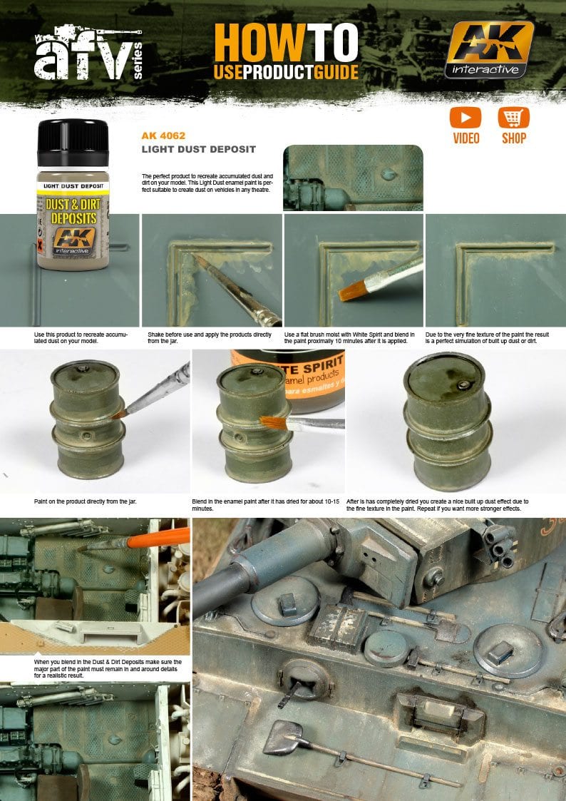 AK Interactive Light Dust Deposit | 8436535575126