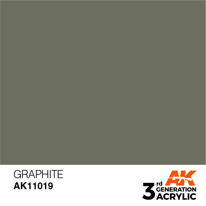 AK Interactive 3G Acrylic Graphite 17ml | 8435568302525
