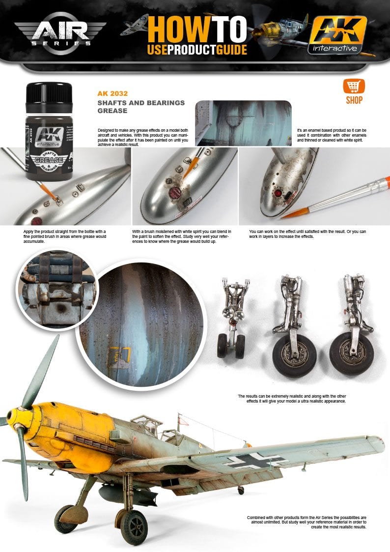 AK Interactive Grease Shafts & Bearings | 8436535573252