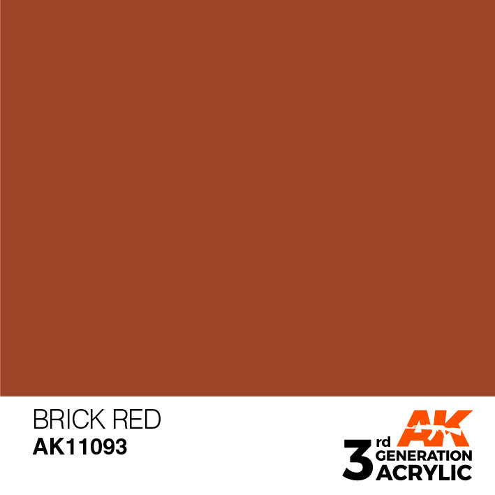 AK Interactive 3G Acrylic Brick Red 17ml | 8435568303263