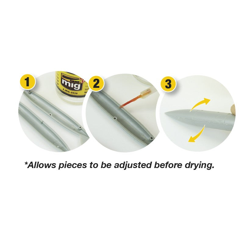 Ammo Mig Medium Dense Cement Slow Dry 30ml