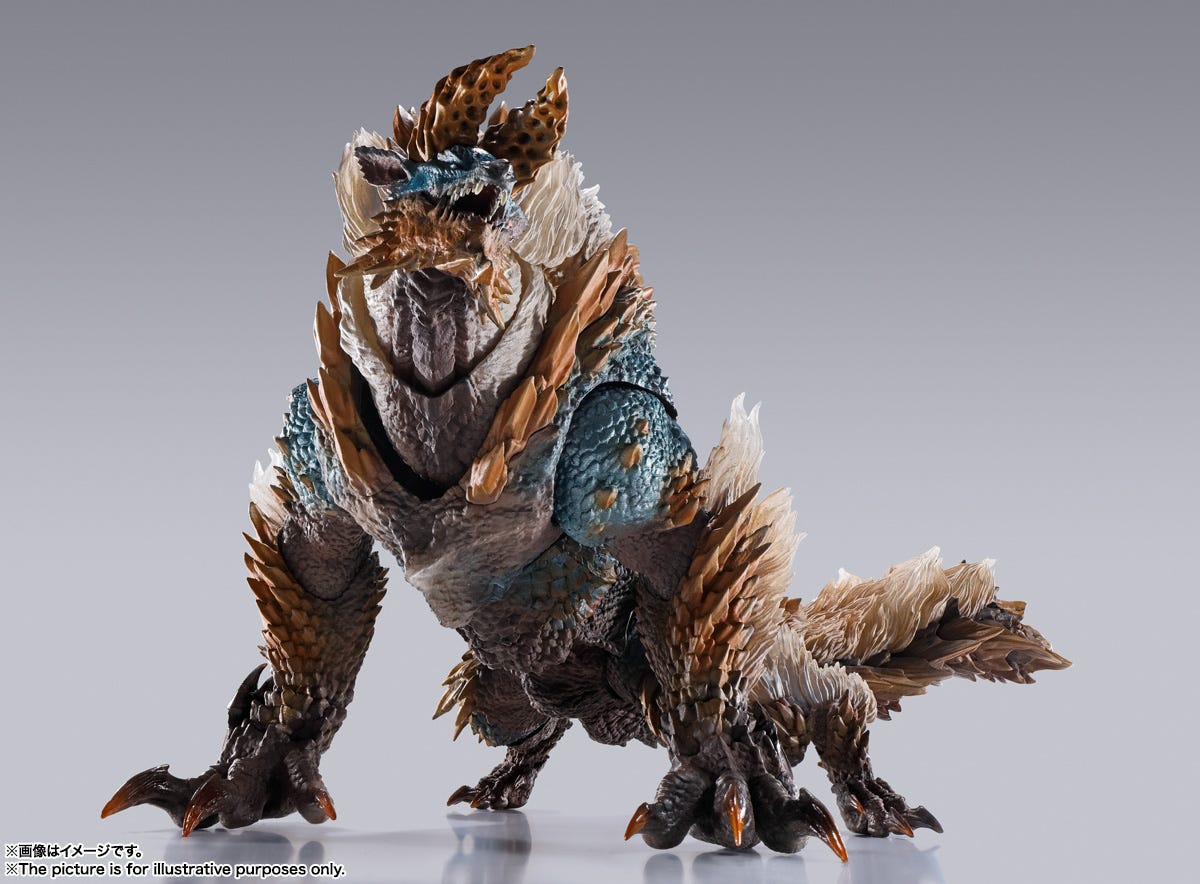 Bandai Spirits S.H.MonsterArts Zinogre Monster Hunter World Iceborne | 457310261471