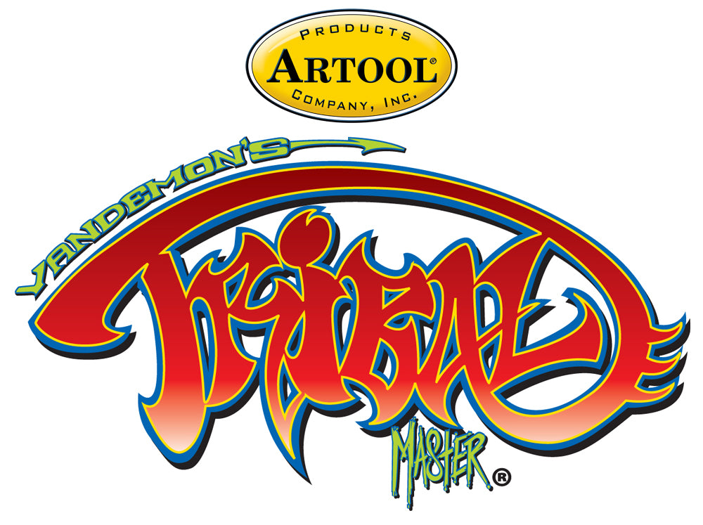 IWATA Artool Tribal Master Freehand Airbrush Template Set by Steve Vandemon | 758240133001