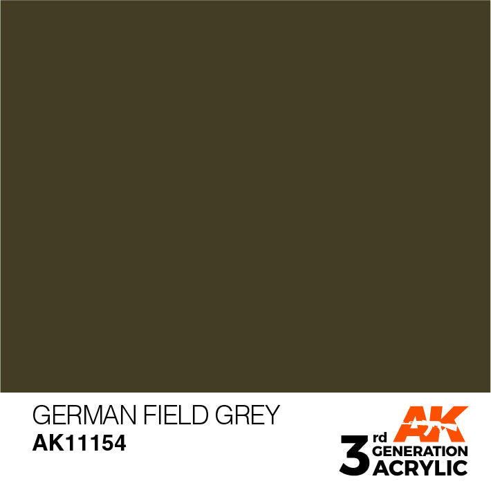 AK Interactive 3G Acrylic German Field Grey 17ml | 8435568303874