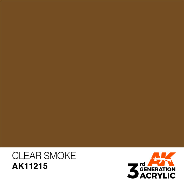 AK Interactive 3G Acrylic Clear Smoke 17ml | 8435568304482