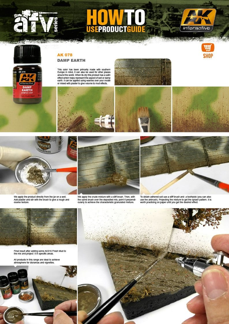 AK Interactive Damp Earth Effects | 8436535570787