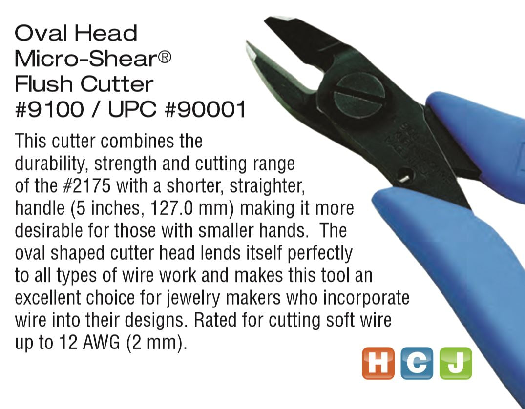 Xuron Oval Head Micro-Shear Flush Cutter (9100) 90001 | 615265900011