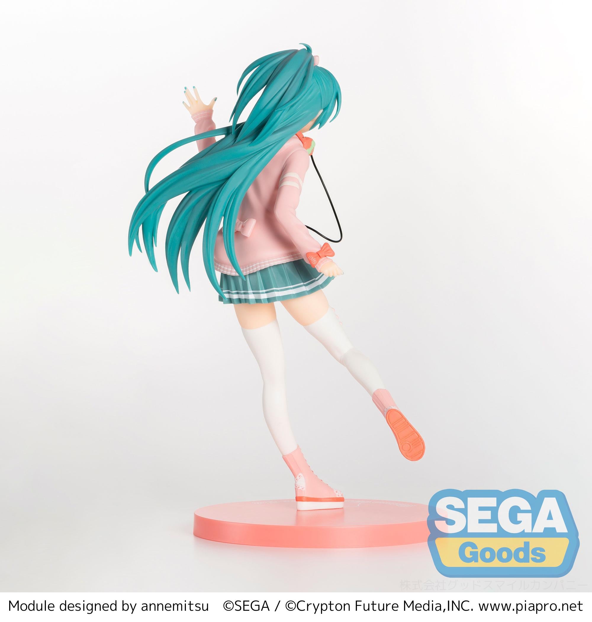 Hatsune Miku Series Project DIVA Arcade Future Tone Hatsune Miku Ribbon Girl SPM Figure | 4580779509288