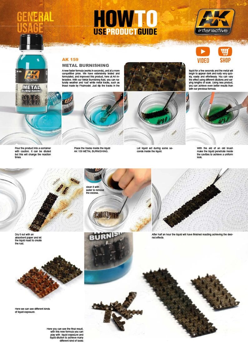 AK Interactive Metal Burnishing Fluid | 8436535571593