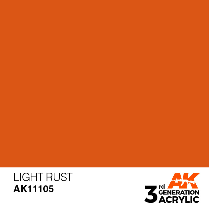 AK Interactive 3G Acrylic Light Rust 17ml | 8435568303386