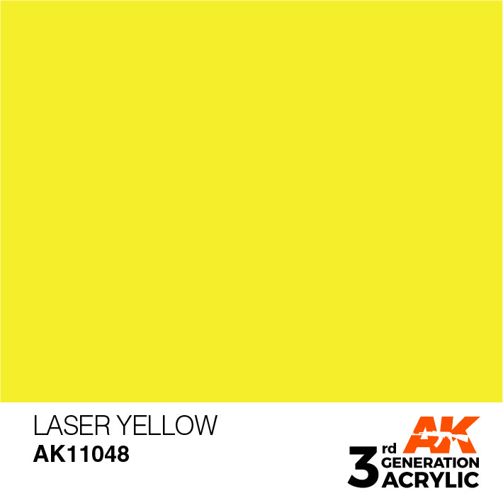 AK Interactive 3G Acrylic Laser Yellow 17ml | 8435568302815
