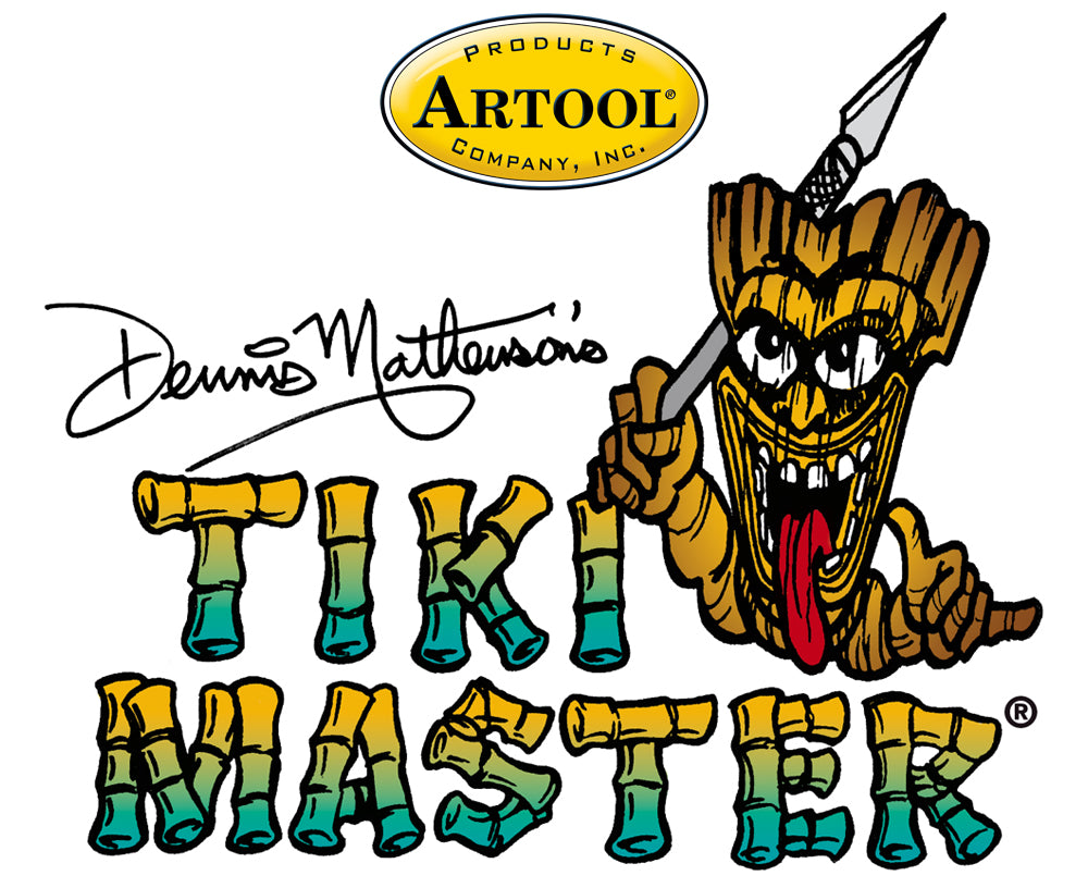IWATA Artool Tiki Master Aloha Spirit Freehand Airbrush Template by Dennis Mathewson | 758240132875