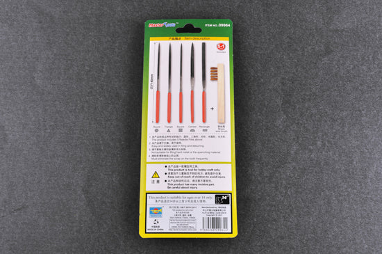 Master Tools Assorted Needle Files Set (Middle-Toothed, 5pcs) 3 x 140mm | 9580208099644
