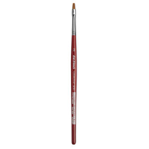 Da Vinci Cosmotop Spin 5580 Watercolor Brush - Flat, Short Handle, Size 2 | 4017505202064