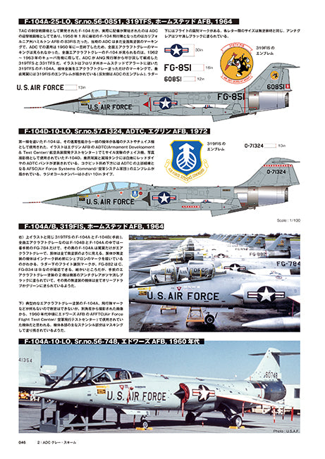 Model Art Camouflage and Markings of USAF (Postwar 1) (Japanese) (kse-45) | 4910123200422