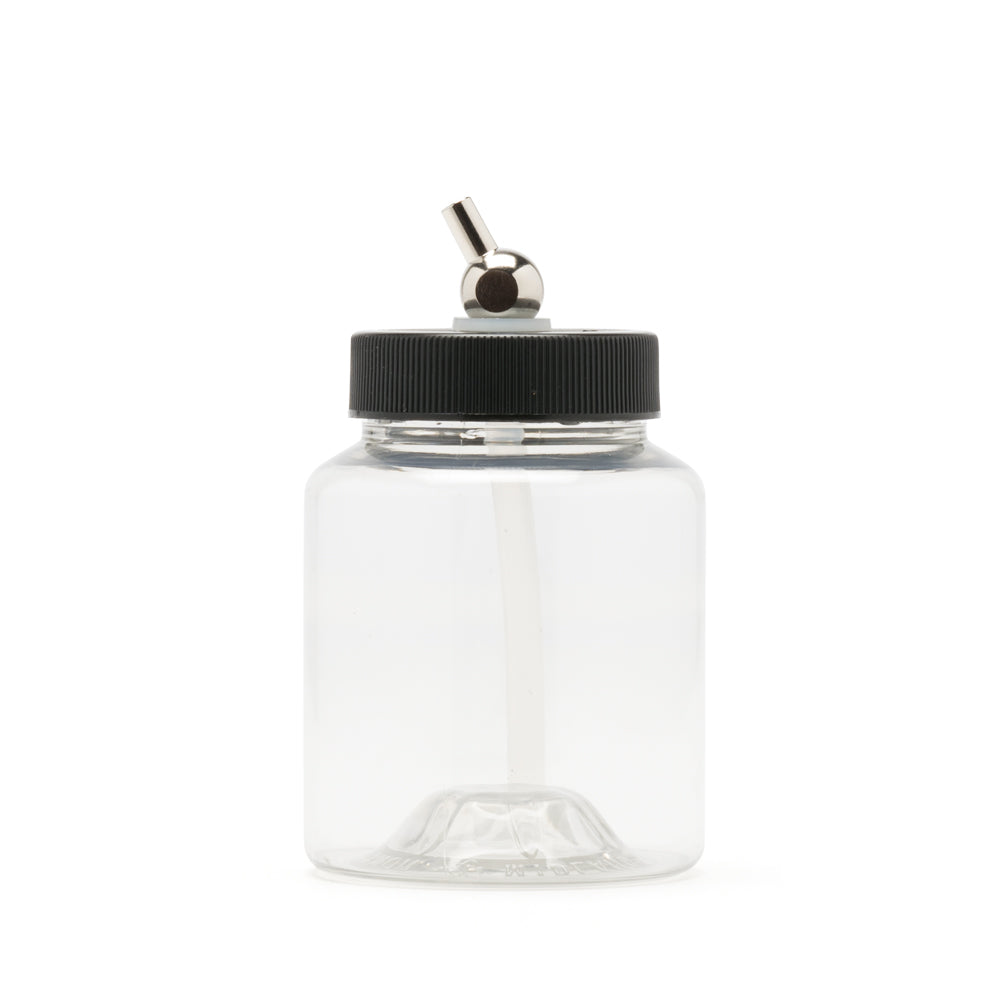 IWATA Crystal Clear Bottle 2 oz / 60 ml Jar With Adaptor Cap | 734748146217