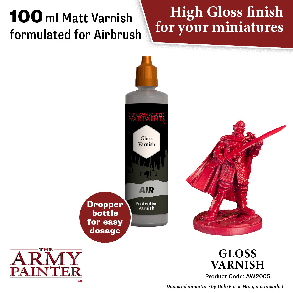 Army Painter Air Gloss Varnish, 100 ml | 5713799200562