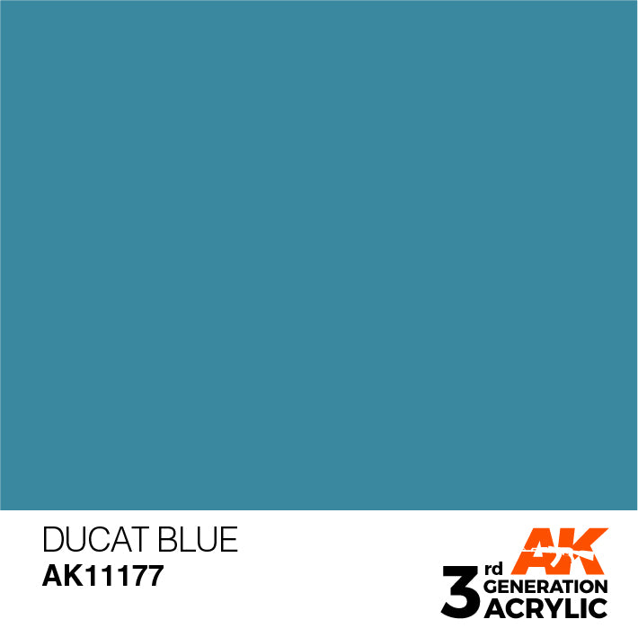 AK Interactive 3G Acrylic Ducat Blue 17ml | 8435568304109