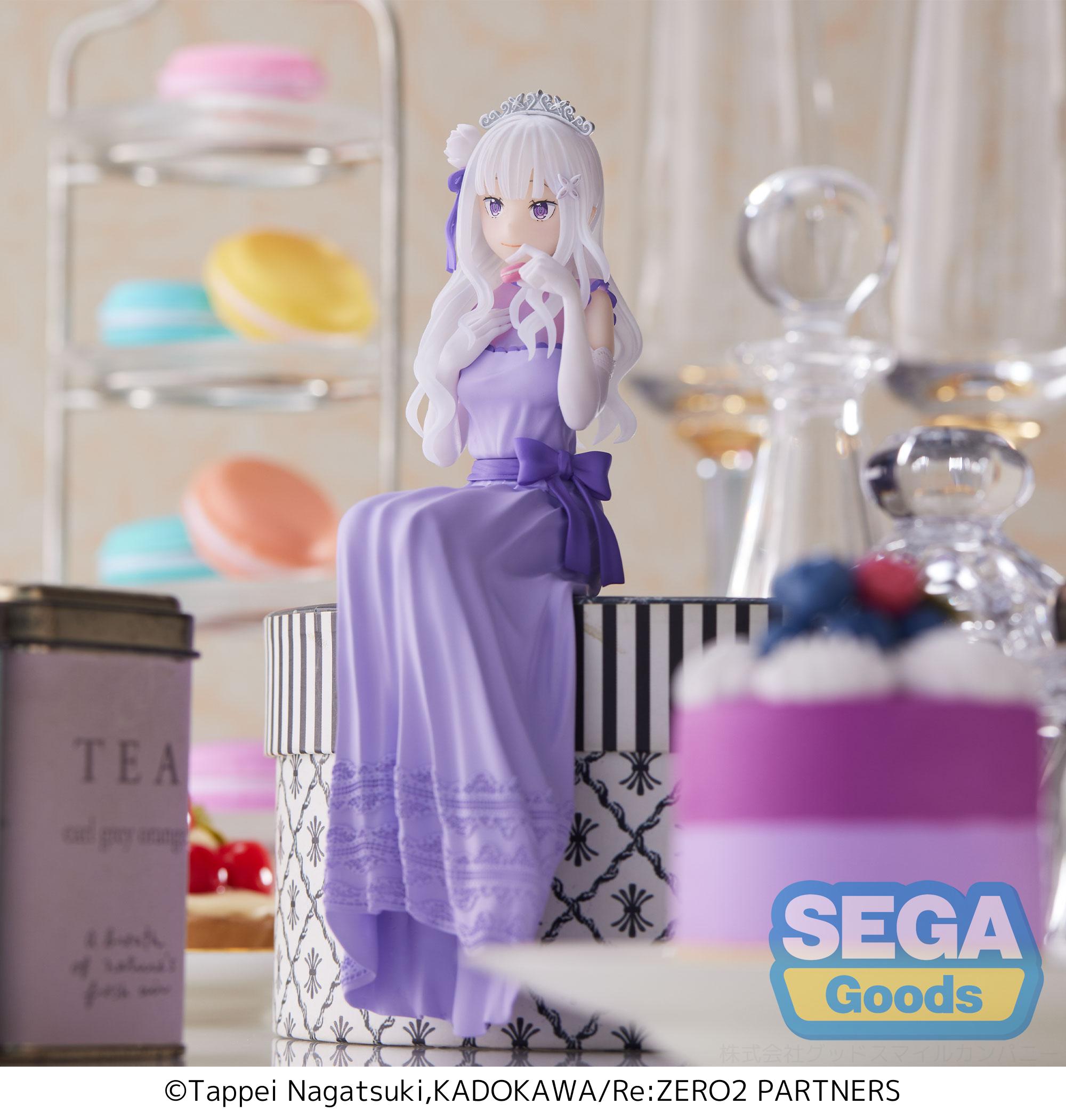 Re:ZERO -Starting Life in Another World-: Lost in Memories Emilia Dressed-Up Party PM Perching Figure | 4580779504238