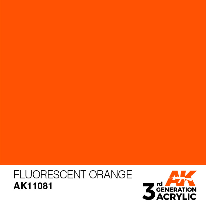 AK Interactive 3G Acrylic Fluorescent Orange 17ml | 8435568303140