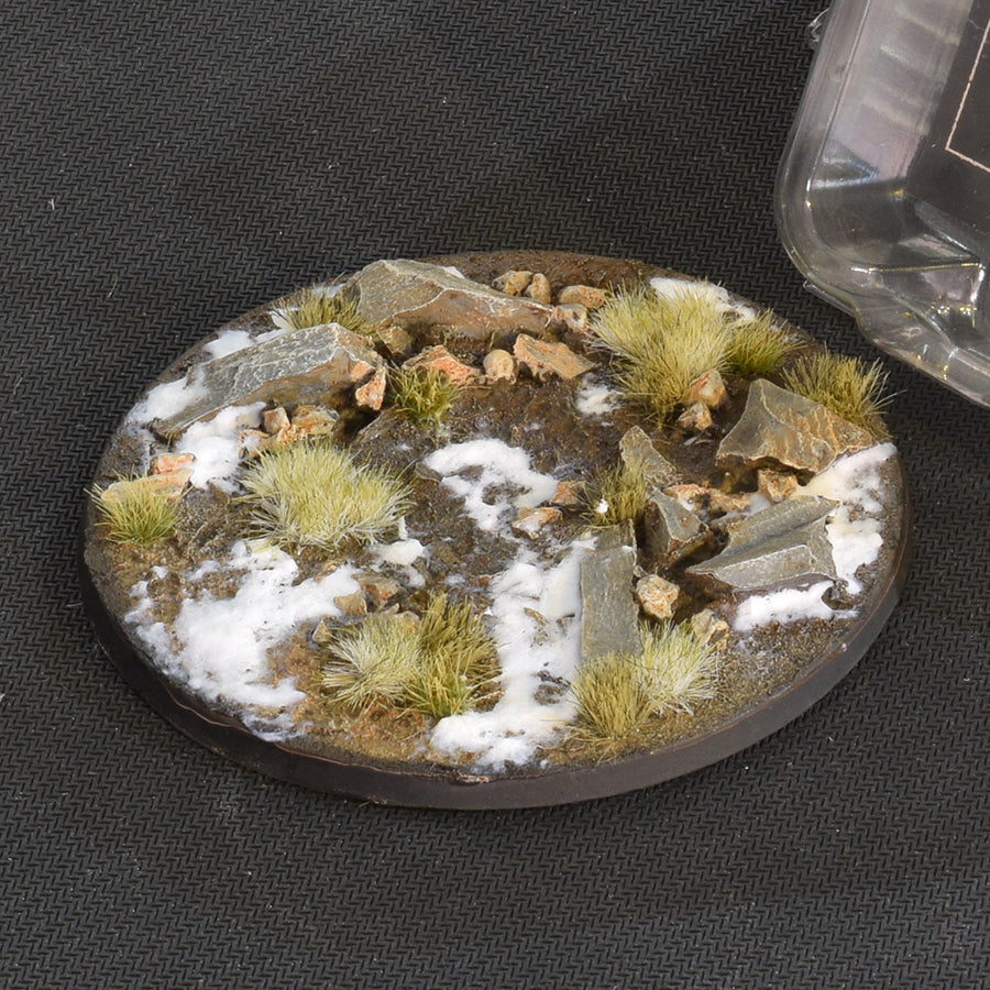 Gamers Grass Battle Ready Bases - Winter - Round 100mm (x1) | 738956788993
