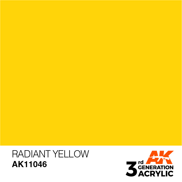 AK Interactive 3G Acrylic Radiant Yellow 17ml | 8435568302792